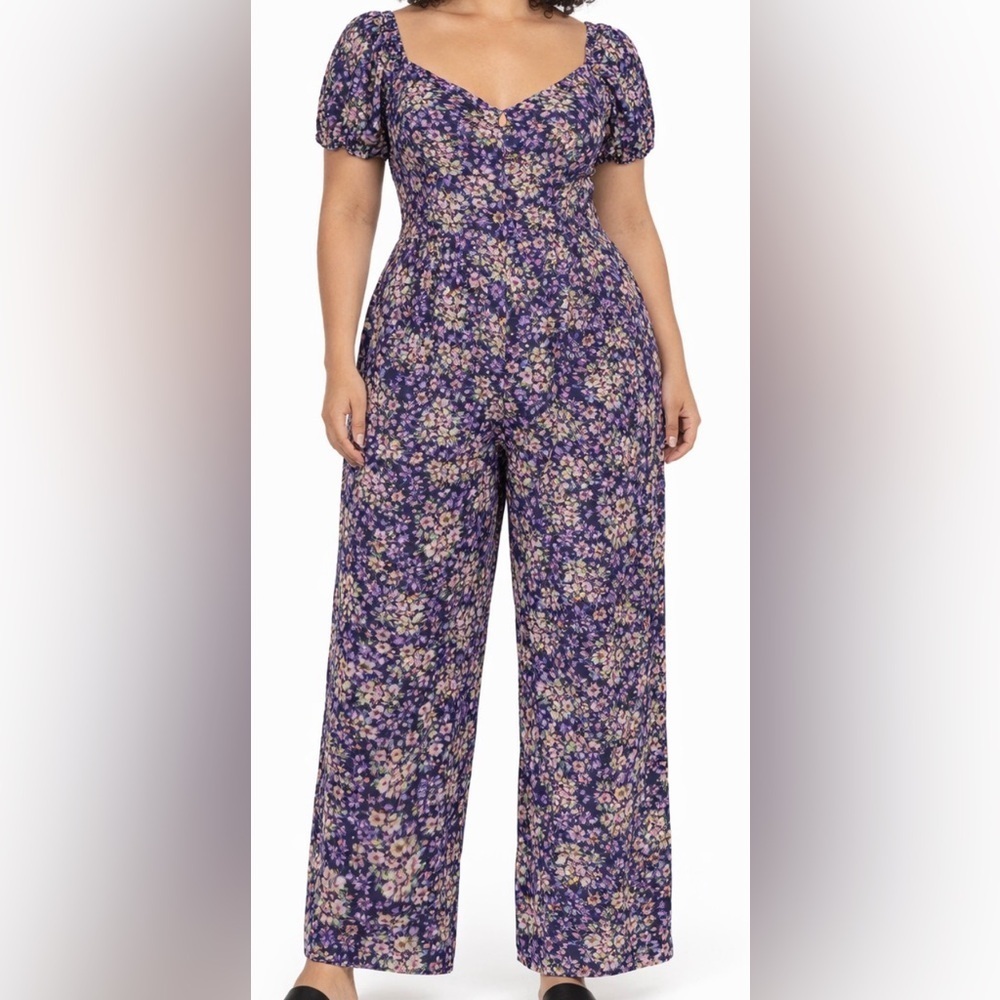 LIBERTY LOVE Floral print Jumpsuit Size XL